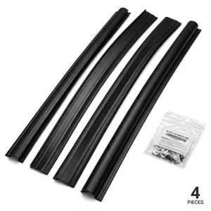 ORLANG 4ft Marine-Grade Dock Bumpers,PVC Dock Fenders with Stainless Steel Screws and Washers,P-Type Boat Dock Guards,Dock Post Bumpers for Docking Edges, Horizontal Decks or Piers, 4pk