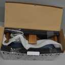 Getstar Ceramic Dog Bowls Set with Acacia Wood Stand, 3.5 Cups Pet Bowls Set of 2 for Medium Dogs, Cute Dog Food Bowl, Cat Bowls (Vintage Blue)