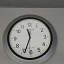 La Crosse Technology WT-3129B 12 Inch Atomic Analog Wall Clock, Pack of 1, Black