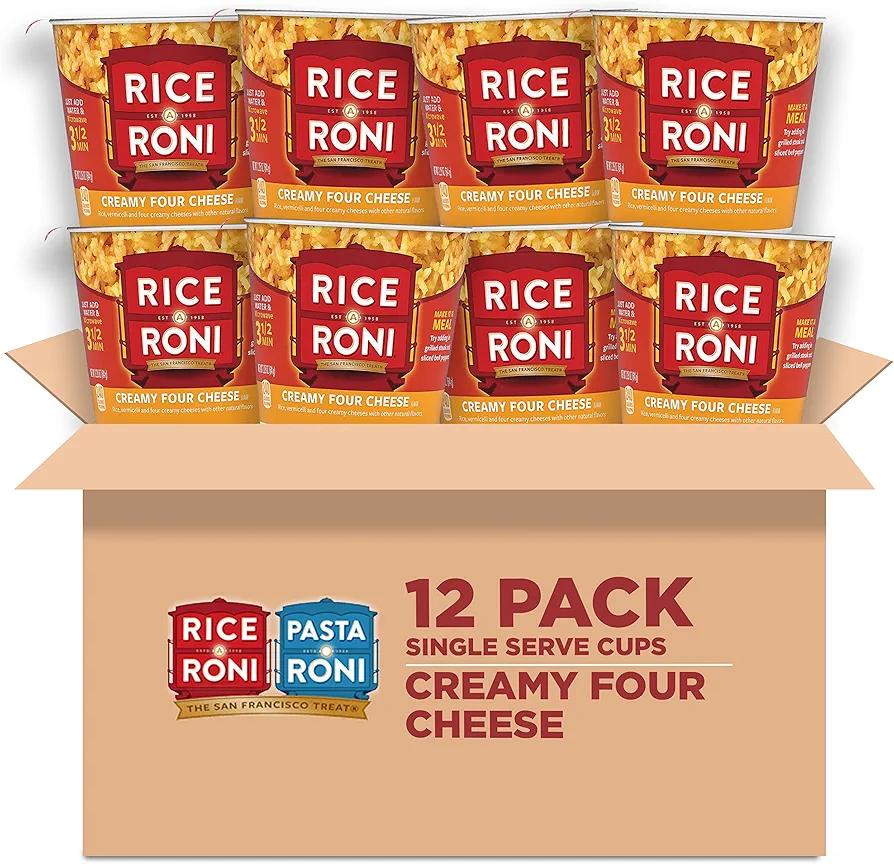 Rice-A-Roni Cups, Individual Cup 2.25 Ounce(12 Pack) Best By: June 07, 2026