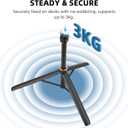 64in Pocket 3 Selfie Stick Tripod for GoPro Camera, Xtra Muse Extendable Stand Quick Release 1/4'' Screw Vlog for DJI Osmo Pocket 3 Action 6 5 Pro 4 for Insta360 X5 X4 X3 for AKASO DSLR Accessories