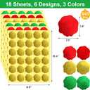 2 x Fancy Land 540 Pcs Christmas Wax Seal Stickers Embossed Foil North Pole Official Seals for Envelopes Holiday Gifts Packages Party Favors