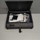 Gun Safe, Biometric Gun Safes for Pistols with LCD Display of Temperature Humidity, Fingerprint Quick Access Pistol Safe Solid Handgun Safe