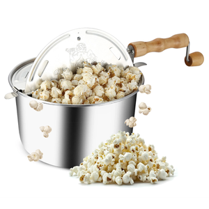 Great Northern Popcorn Stovetop Popcorn Maker, 6-Quart Stovetop Popcorn Maker