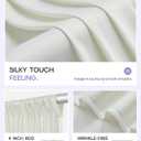 50ft x 20ft Ivory Ceiling Drapes Curtains 10-Pack for Wedding Party
