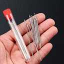 2 x 37 PCS Steel Needles for Hand Sewing Stainless Steel Sewing Needles Sew-ing Tool Kit (Black)