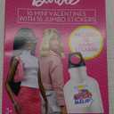 Barbie 16 Mini Valentines Cards with Jumbo Stickers, 2packs