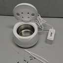 Dental Ultrasonic Retainer Cleaner Machine: 45kHz Dental Cleaning Pod with Digital Timer & 200ML, Deep Cleaning for Dentures, Mouth Guards, Aligners, Night Guards, Braces, Toothbrush Heads & Jewelry (White)