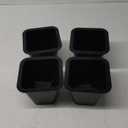 BTSD-home Bed Risers 6 Inch Heavy Duty Furniture Lifts Risers for College Dorm Bed Sofa Table Couch Chair Frame Raisers Set of 4 Black