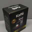 Kaffe Electric Burr Coffee Grinder (5.5oz) w/Adjustable Coarseness Settings - Flat Burr - [New Upgraded Motor ] - Precision Coffee Bean Grinder for Home Use - Black