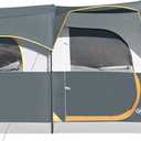 UNP Camping Tent 8 Person Waterproof Big Tunnel Tent with Screen Porch,Family Outdoor Large Tents for Camping 20' x 9' x 80in(H)