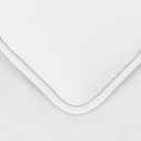 Amazon Basics 3-Piece All-Season Soft Down-Alternative Lightweight Microfiber Comforter Bedding Set, Pinch Pleat Design with Piped Edges, King, Bright White