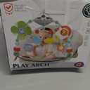 Orzbow Stroller Arch Toy for Baby, Musical Carseat Toys Hanging with Teething, Baby Mobile for Crib Bassinet Car Seat and Bouncer, Car Seat Activity Toy for Babies 0-12 Months (Space)