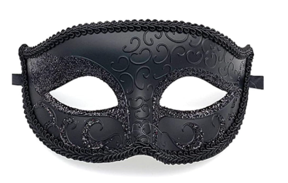 Vtrem Masquerade Mask: Black Mardi Gras Party Ball Mask  Women Prom Masks