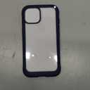 Diaclara Designed for iPhone 13 Case, Full Body Rugged with Built-in Touch Sensitive Anti-Scratch Screen Protector, Soft TPU Bumper Case for iPhone 13 6.1" (Dark Blue and Clear)