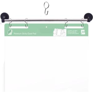YYST 29" Easel Pad Holder, Magnetic Easel Sheet Holder, Flip Chart Paper Holder Ancho Chart Holder W 4 Hooks (Type A -1)