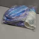 Frozen Party Plates Supplies, Blue and Purple Snowflake Winter Wonderland Disposable Tableware for Christmas Winter Holiday New Year Birthday Party Supplies Decorations, Serve 24