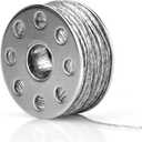 316L Conductive Sewing Thread Stainless Thin Conductive for Gloves Metal Thread Reflective Thread-3 Ply 9m/29.5ft 9/m
