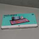 HUO JI Wireless Keyboard Multi-Device, Bluetooth and 2.4G Dual Mode for iPad, Switch to 3 Devices for Tablet, iPhone, PC, Smart TV, Cellphone, iOS Android Windows, Pink