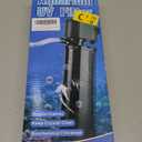 Aquarium Filter for 40-150 Gallon Tank, U-V Fish Tank Green Clean Machine Submersible Powerful Pump Canister Filter 400GPH for Pond Turtle Tank Saltwater Freshwater Crystal Clear Green Killing (Black)