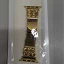 Stainless Steel Magnetic Loop Compatible with Apple Watch Band 41/40/38/49/46/45/44/42mm Women Mesh Celtic Knot Dressy Strap for iWatch Series 11/10/9/8/7/6/5/4/3/2/1/SE & Ultra(1/2/3) (Gold)