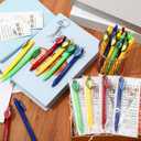 Tenceur 20 Set Christmas Coworkers Gifts Bulk Light Bulbs Keychain Motivational Ballpoint Pens Coworkers Are Like Christmas Light Cards for Office Employee Staff Teacher Team