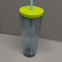 Everyday Living. Axel Plastic  Tumbler - Blue. 24oz