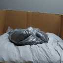 Hobestluk Bean Bag Chairs Beanbag Chair with Filler Adult Bean Bags with Fluffy Ripple Cover, Giant Bean Bag Chairs for Adults (Dark Grey, 3FT - 36" x 36" x 22")