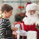 GEAoffice 100pc Magnetic Card Holder for Trading Cards, Hard Plastic 35pt UV Protection Baseball Card Holder with Display Stands for MTG, Sports Cards, Ultra Clear