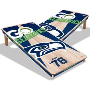 YouTheFan NFL 2’ x 4’ Professional Wood Cornhole Game
