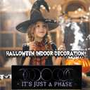 MUMTOP Lighted Moon Phase Decorations, Crescent Night Lights Ramadan Decor Battery Operated Moon Phase Lamp for Birthday Party Halloween Christmas Indoor Home Room Decor