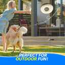 Soft & Safe Dog Flying Disc, 10 Inch Bite-Resistant Dog Toy for Medium Large Dogs, Gentle on Teeth, Waterproof, Anti-Dust, Outdoor Fetch Training Water Toy (Brown)