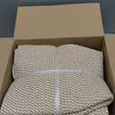 5 Pack Woven Storage Baskets for Shelves, Decorative Basket Organizer Storage Bins for Toys, Books, Clothes, Closet, Nursery, Bathroom  Cotton Rope Shelf Baskets for Organizing and Decor, Khaki