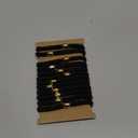 Tanha 15Pcs Hair Tie Bracelet,Hair Ties For Women Men,Ponytail Holders For Thick Hair,Strong Stretchy No Damage No Crease Hair Bands (Black)