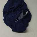 Square Ottoman Cover,Soft Stretch Jacquard Slipcover with Dual Waterproof Layers,Washable Furniture Protector for Pets,Medium,Navy Blue (M Length&Width:26-34",Height:14-20")