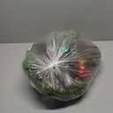 Christmas Garland for Mantle with Lights, 6 Ft Norfolk Pine Garland with 9 Christmas Bows and 2 LED Strings, Prelit Garland for Decoration Christmas, Table, Stairs, Indoor, Outdoor Decor