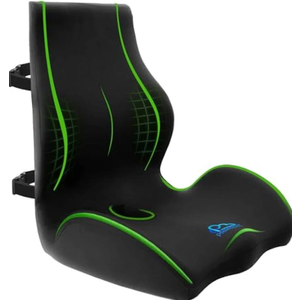 Ergonomic Memory Foam Seat Cushion for Office Chair, Car Seat, Dining, Gaming Chair & Wheelchair, Full Back & Lumbar Support Pillow One Piece, Back Pain Relief, Coccyx, Tailbone & Sciatica Pain Relief