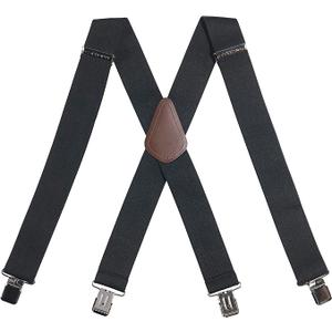 Carhartt Men's A0005520 Rugged Flex® Elastic Two-Tone Suspenders (Elastic (Black))