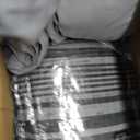 Amazon Basics 5-Piece Lightweight Microfiber Comforter Set with Sheets, Bed-in-a-Bag, Gray Calvin Striped Bedding, Twin/Twin XL
