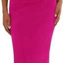 PRETTYGARDEN Women's 2026 Summer Formal Maxi Dresses Sleeveless One Shoulder Bodycon Ruched Mesh Wedding Guest Cocktail Dress (Pink, XL)