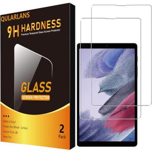 2 Pack Screen Protector for Samsung Galaxy Tab A7 Lite (8.7-Inch 2021, Model SM-T220/T225/T227), Anti-Scratch 9H Hardness HD Clear Tempered Glass Film