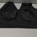 Calvin Klein Womens Invisibles Comfort Seamless Lightly Lined V Neck Bralette Bra (X-Large, Black)