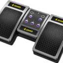 Donner Bluetooth Page Turner Pedal for Tablets and Phones Rechargeable Wireless Foot Pedal, Silver 