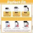 Wet Blender Blade Replacement Parts, Fit for Vitamix Immersion 5200 Series 64 oz and 32 oz Containers, Stainless Steel Accessories Attachments Durable Design for Direct Use