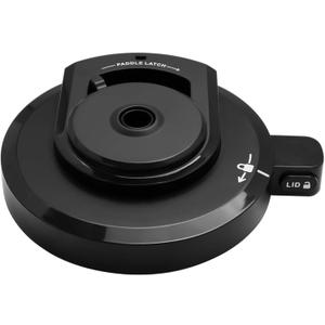 NANOBABY Outer Bowl Lid Replacement Compatible with Ninja Creami NC300 Series Ice Cream Makers, Replacement Paddle Latch Lid for Ninja NC299AMZ NC301 CN305A CN301CO, Bowl Cover for Creamy, BPA Free