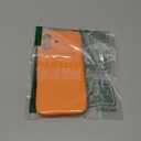 LOVE 3000 Designed for iPhone 16 Case, Premium Silicone with [Soft Anti-Scratch Microfiber Lining] Shockproof Protective Phone Case for Men Women Girls 6.1", Bright Orange