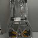 380 LB Capacity Folding Hand Truck Heavy Duty Foldable Dolly Cart with Wheels, Aluminum Collapsible Hand Cart Portable Trolley Dolley with Telescoping Handle for Moving Use Gorpuire