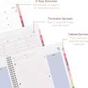 2 x Rileys Academic Planner 2025-2026, Daily, Weekly & Monthly Planner, July 2025 - June 2026, Student Notes Pages, Twin-Wire Binding, Weekly Agenda for School & Work (8.5 x 11-Inches, Blue, Classic)