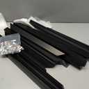 Soaoo 4 Pcs Canvas Floater Frames Floating Canvas Frame 0. 9" Deep Artwork for Paintings with Hardware Kit Included for Wall Prints Painting, Assemble Required(16'' x 20'',Black)