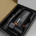 AHNR Compressed Air Duster, 160,000RPM Powerful Electric Air Duster Blower Rechargeable with Brushless Motor, 3-Gear Adjustable Mini Air Blower Cordless for Computer, Keyboard, Home, Outdoor and Car